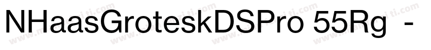 NHaasGroteskDSPro 55Rg◆字体转换